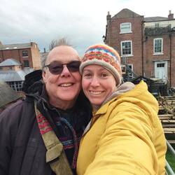 Walking the city walls on Will's 72nd