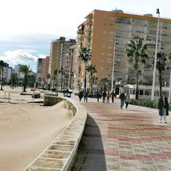 auch die Spanier machen einen Sonntagsspaziergang