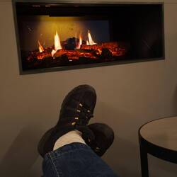 Feierabend am Kamin 🔥