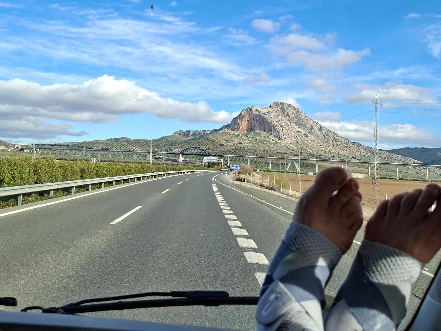 Fahr"n, fahr'n fahr'n auf der Autobahn.