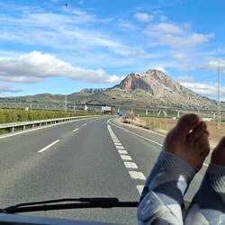 Fahr"n, fahr'n fahr'n auf der Autobahn.