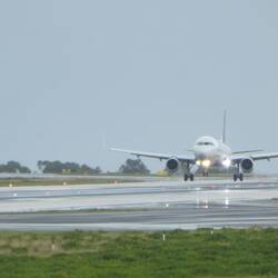 The plane we spotted landing!