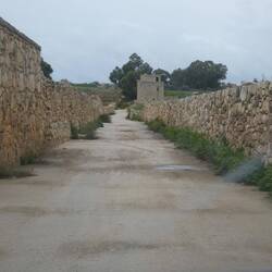 Luxuriously wide road between villages