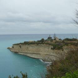 Rock formations near Delimara