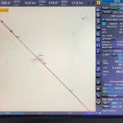 It's pretty much a straight shot through the Drake Passage to Ushuaia.