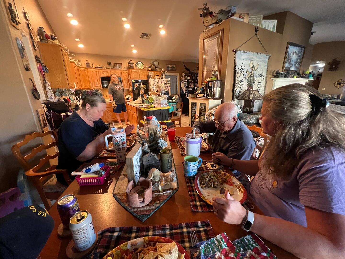 Left to right, Rhonda, Jono, Dad, Rosanne
