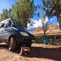 Kochen mit dem Omnia bei Windstärke 12 (gefühlt)