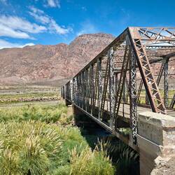 Vor ca. 100 Jahren gab es eine Bahnstrecke am Pass - die Ferrocarril Trasandino Los Andes–Mendoza