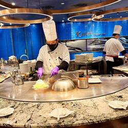 Alles wird frisch vor dem Gast zubereitet