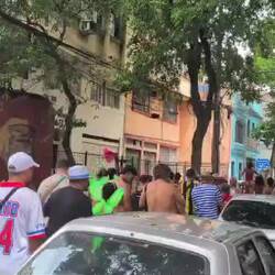 Carnival parade in Escadaria Seleron area.