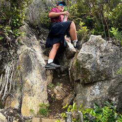 Unsere Kletterpartie auf den Takaka Hill