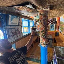 Cache Nr. GC7YE1J lohnt sich schon wegen der Mühe, die sich jemand mit dem Restaurant gemacht hat 🥰