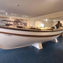 Mit diesem Boot ist Shackleton auf Südgeorgien angekommen, nachdem er die Endurance aufgeben musste