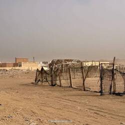 Am Rande der Siedlung Al-Khaluf