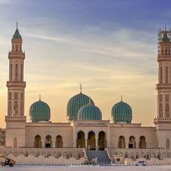 Sheikh Mustahil bin Ahmed Al-Maashani Mosque @ Sunset