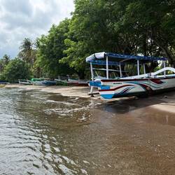 We kayaked to the beach
