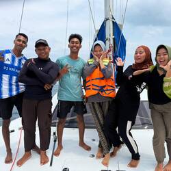 They were so excited to come on board! Great kids!