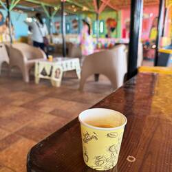 Espresso auf dem Rückweg nach dem Trip