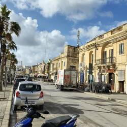 Marsaxlokk promenade, almost deserted today