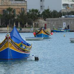 Traditional Maltese fishing boats, Marsaxlokk
