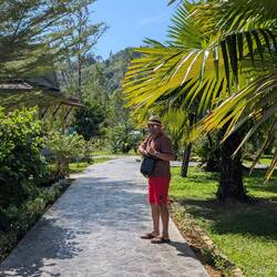 Ankunft in der Therme