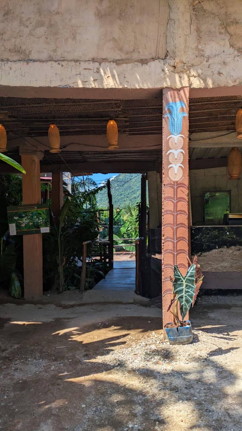 Der Eingang vom Hostel