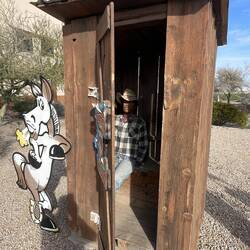 I just had to open the door to see what was inside. And yes, I did flinch a bit. Didn't expect that.