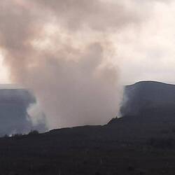 Le Volcan fume