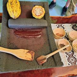 Die fertige Schokocreme ... wartet noch auf Gewürze und Süße ... mmhhmm