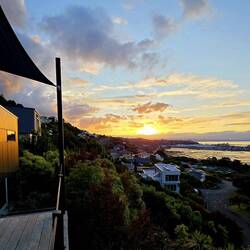 Sunset from our deck