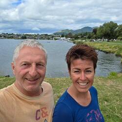 Kurzer Zwischenstopp am Lake Taupo