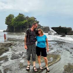 Mit unserer Ankunft kam die Flut, das Kloster lag dann auf einer Insel