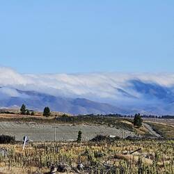 Die Wolken kommen nicht an den Bergen vorbei!