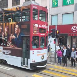 Die Doppeldeckerstraßenbahn