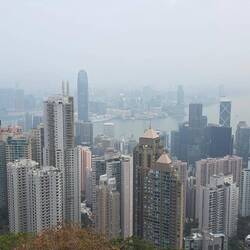 Victoria Peak am Morgen