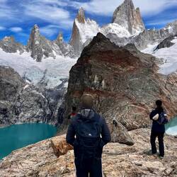 Von links: Laguna Sucia, Oscar, Laguna de Los Tres
