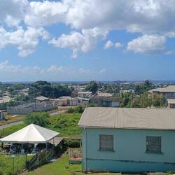 356 m ü. Nn Blick auf Bridgetown