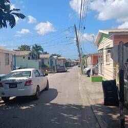 Bridgetown Seitenstraße Wohngebiet