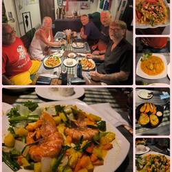 Unser gemeinsames Abendessen bei Lucky..