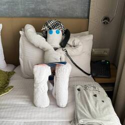 Kreativer Roomservice