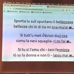 Im Workshop zu "sizilianischer Polyphonie"