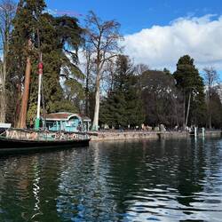 Annecy liegt an der Mündung des Lac d'Annecy