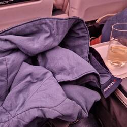Champagne and quilt