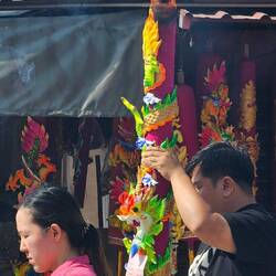 Danke sagen und um Segnung bitten.