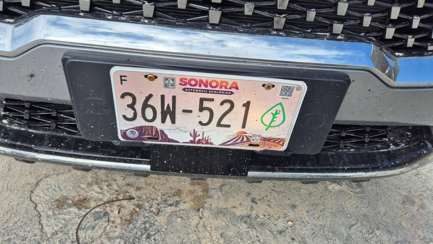 Unser "Touri" Nummernschild