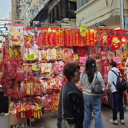 Alles Deko für das kommende chinesische Neujahr