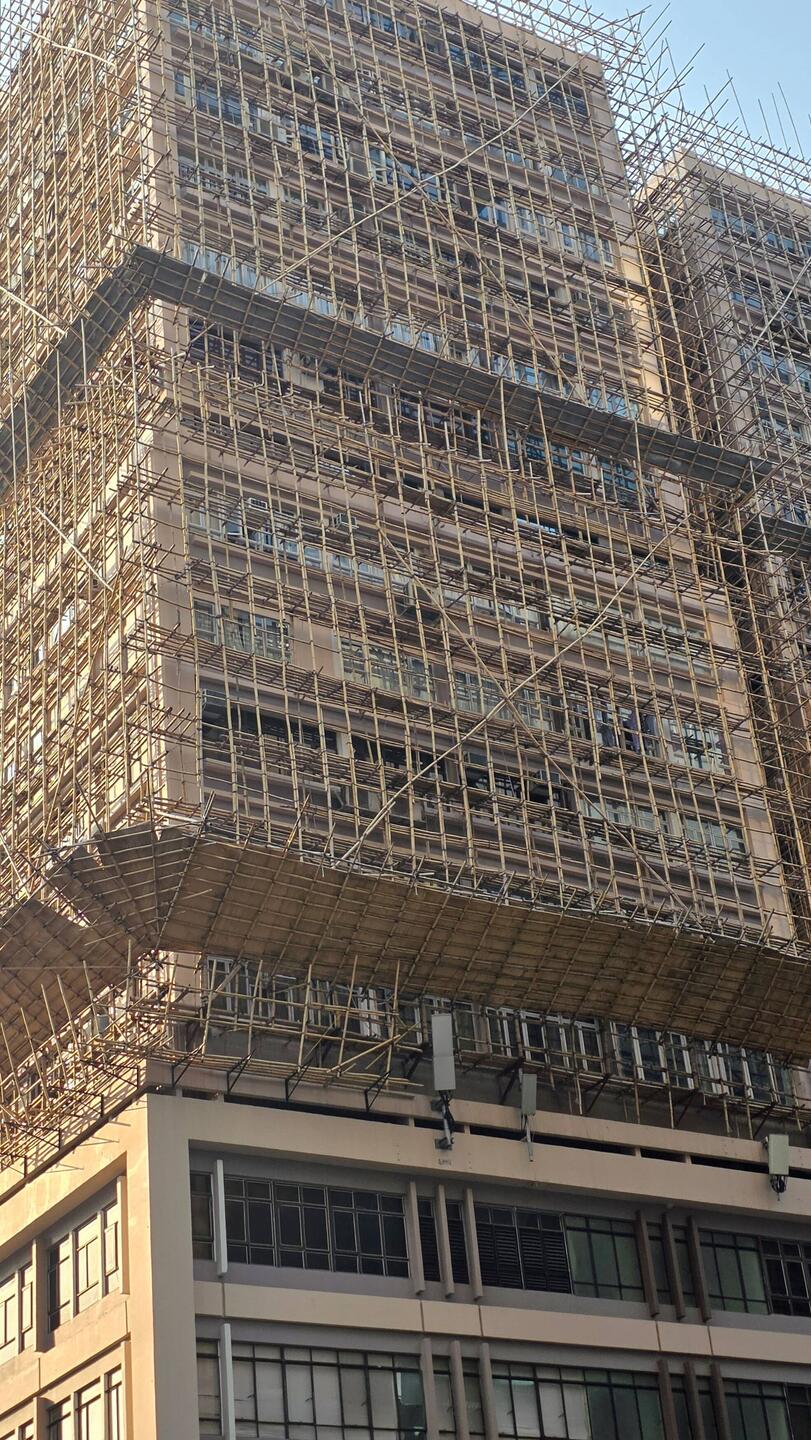 Gerüstbau in Hongkong 😱