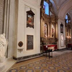 The church was elevated to cathedral status by Pope Leo XIII in 1878.