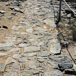 Some serious effort was made to create a nice, weather-resistant walkway.