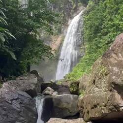 Wanderung zum Wasserfall in Dominica 🤩🌴🌳
